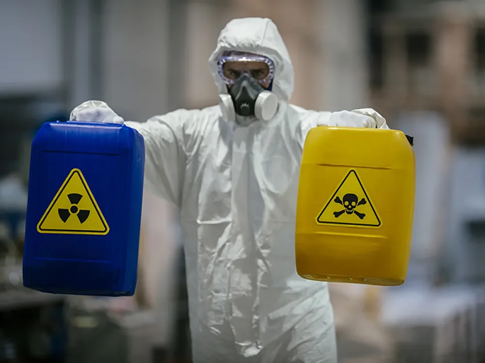 biohazard cleanup professionals at work in Ames